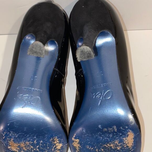 Alessandro Oteri Womens Black Heels size 37 - Picture 11 of 12